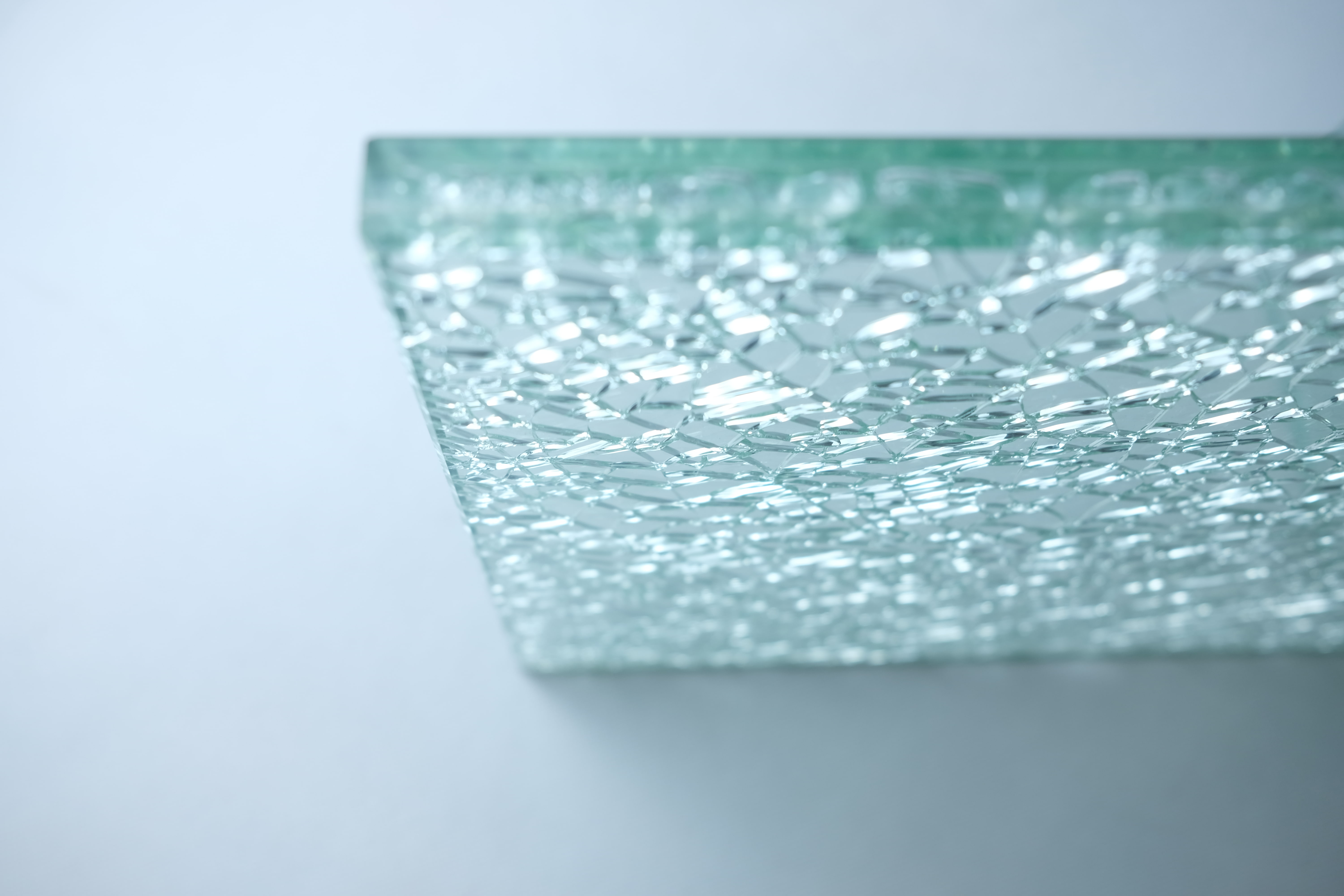 Crackle glass